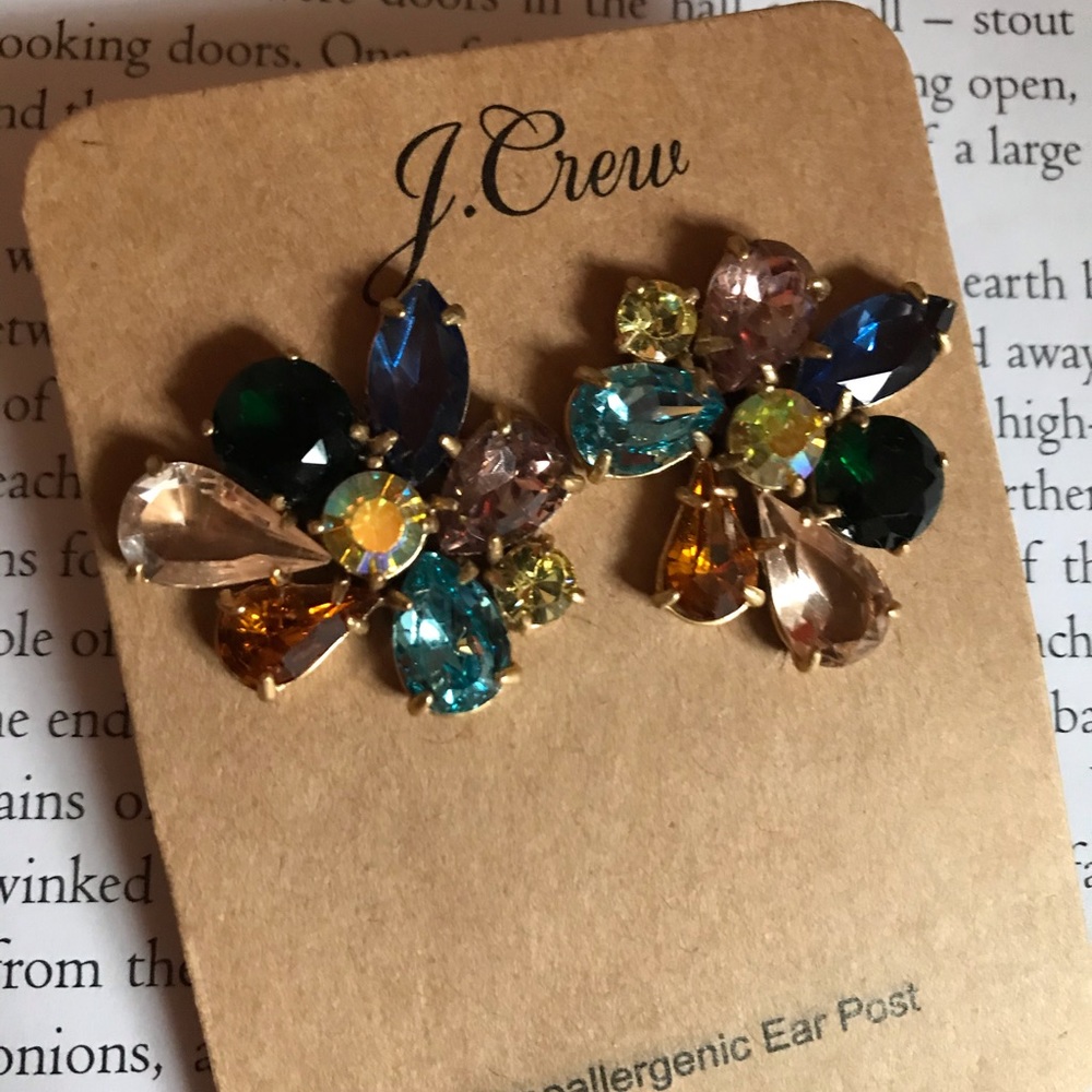 Colorful JCrew earrings